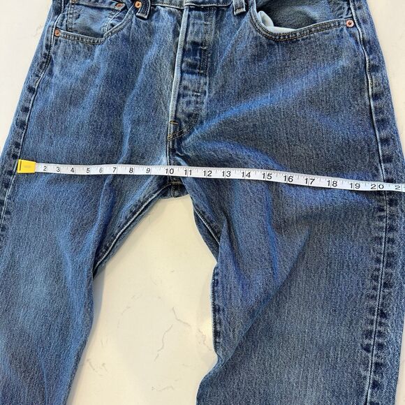 Levi 501 Jeans Men’s Size 34 X 32 Made In Mexico - Picture 11 of 16